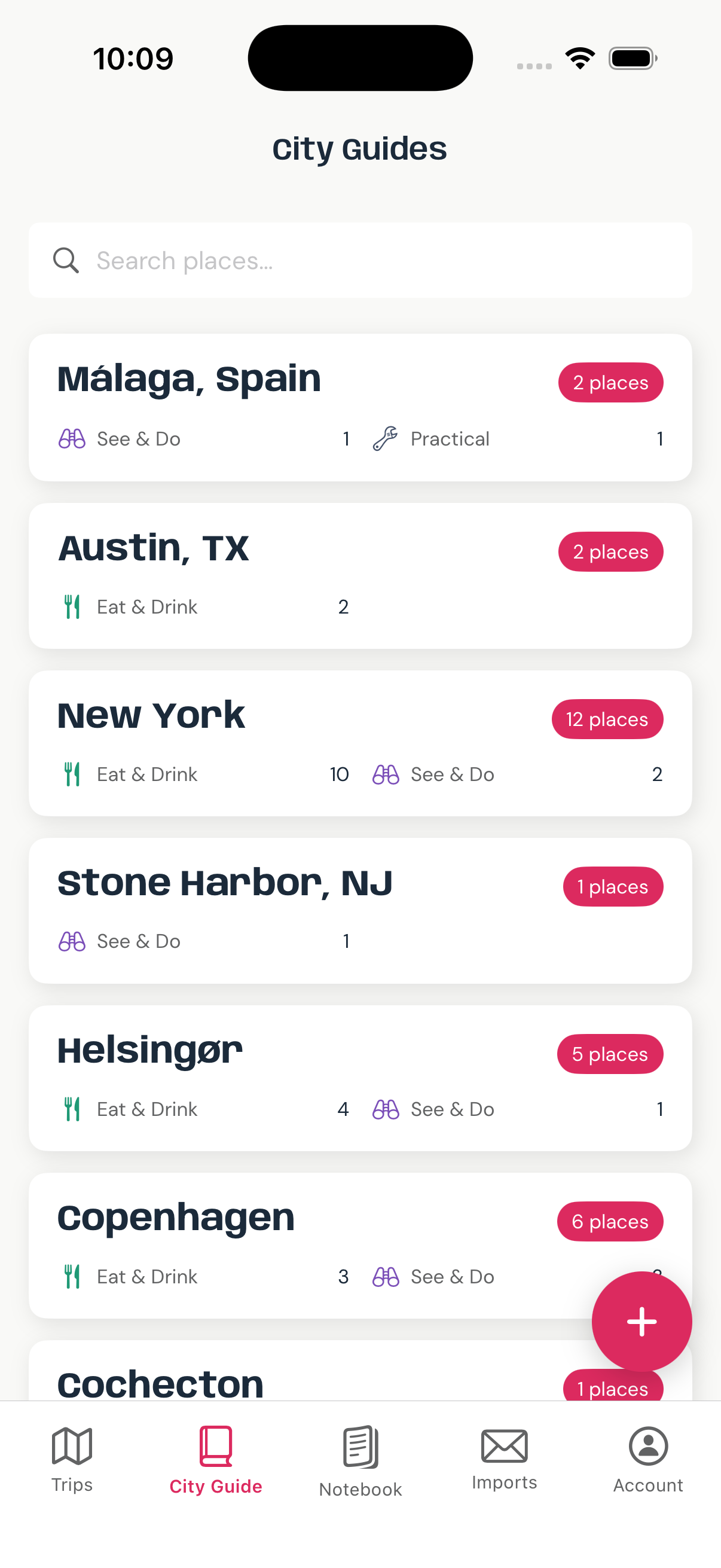 City Guide screenshot